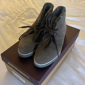 Johnston & Murphy Peyton Fur Lined Booties